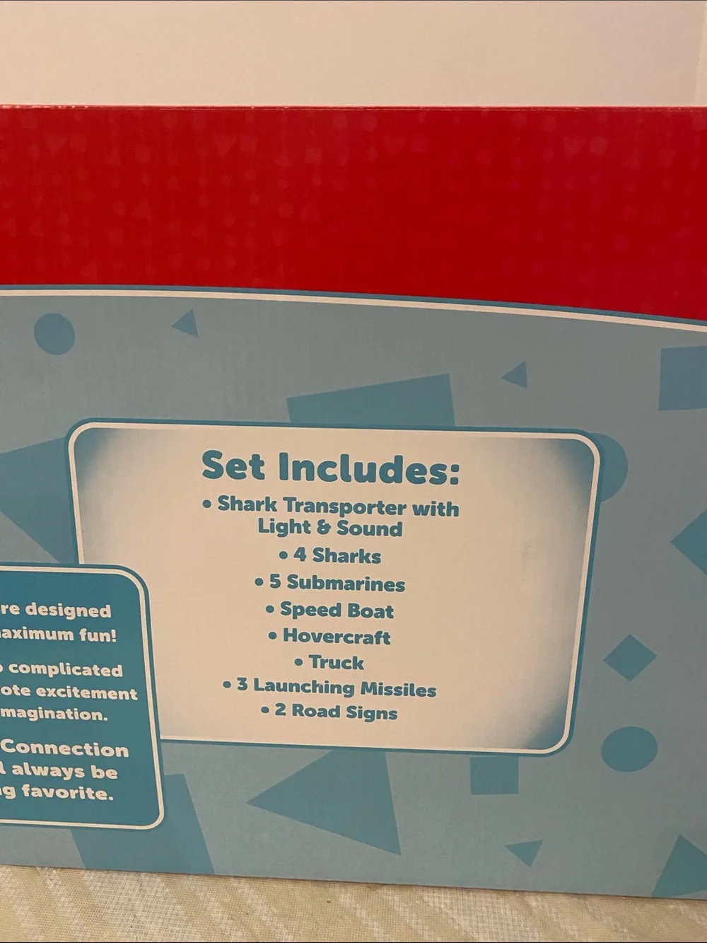 Kid Connection Shark Transporter Play Set - Gray and Blue
